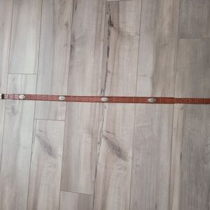 Zep-Pro Leather Belt with Florida Gators Silver Accents